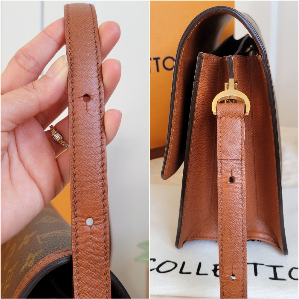 💕VERY RARE Authentic Louis Vuitton RASPAIL Crossbody/Shoulder Monogram - Picture 12 of 17